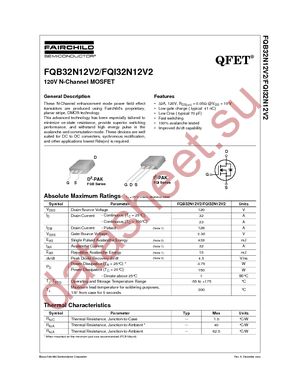 FQI32N12V2TU datasheet  
